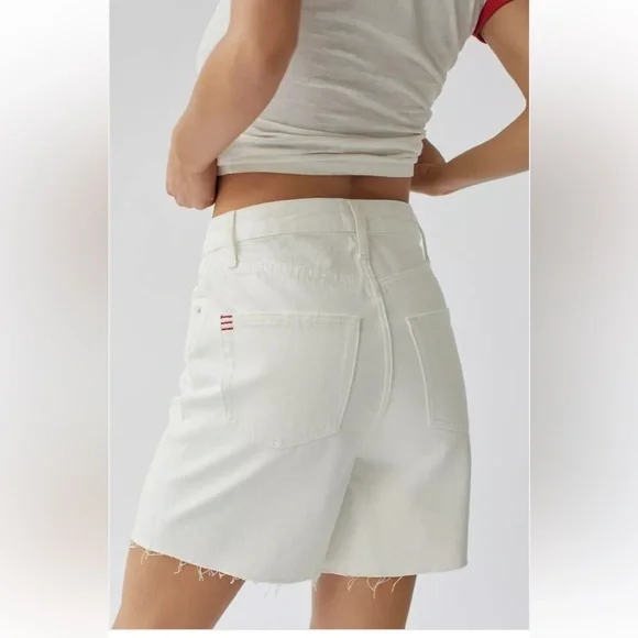 BDG White Pockets 90s Long Inseam Short NWOT Retail $59 - Picture 2 of 7